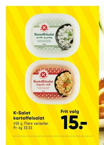 Bilka K-Salat kartoffelsalat tilbud