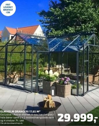 Davidsen Elmholm drivhus tilbud