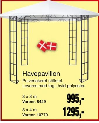 Harald Nyborg Ukendt havepavillon tilbud