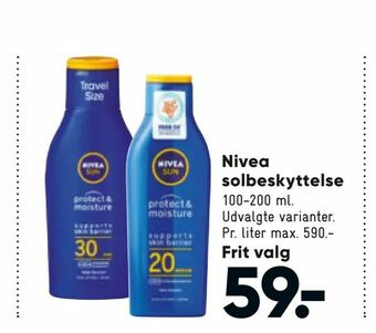 Nivea solbeskyttelse
