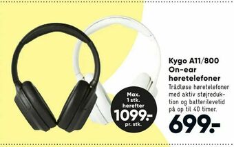 Bilka Kygo A11/800 On-ear høretelefoner tilbud