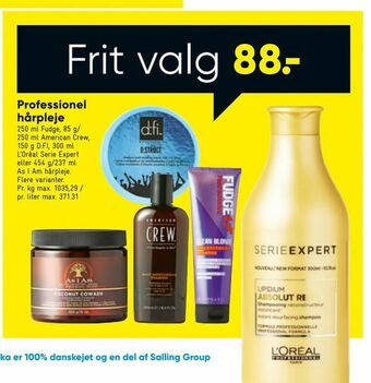 Bilka Professionel hårpleje tilbud