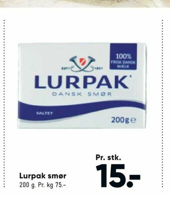 Bilka Lurpak smør tilbud