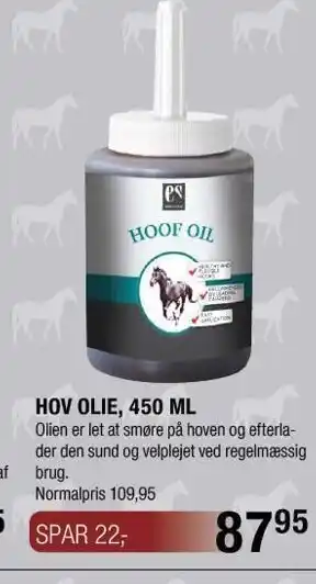 Land & Fritid Hov olie tilbud