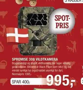 Land & Fritid Spromise 308 vildkamera tilbud