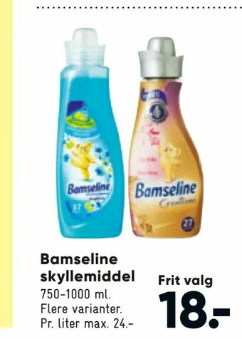 Bilka Bamseline skyllemiddel tilbud