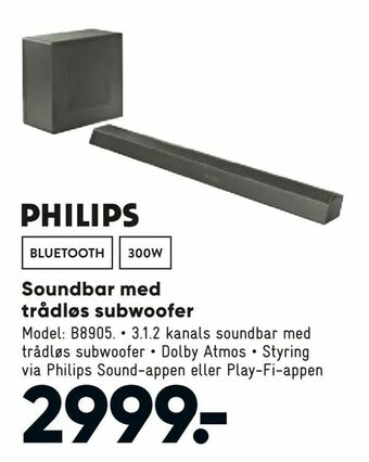 Bilka Soundbar med trådløs subwoofer tilbud