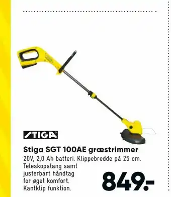 Bilka Stiga SGT 100AE græstrimmer tilbud