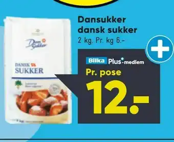 Bilka Dansukker dansk sukker tilbud