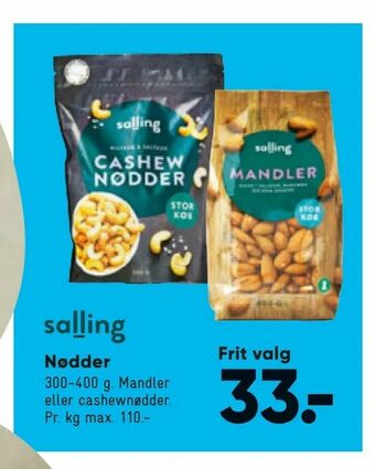 Bilka Nødder tilbud