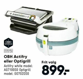 Bilka OBH Actifry eller Optigrill tilbud