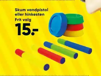 Bilka Skum vandpistol eller hinkesten tilbud
