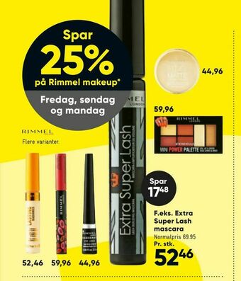 Bilka Extra Super Lash mascara tilbud