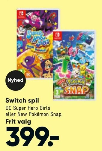 Bilka Switch spil tilbud