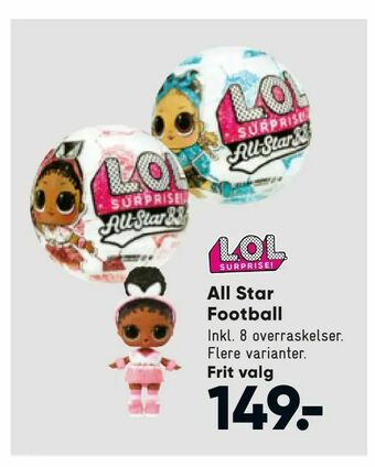 Bilka All Star Football tilbud