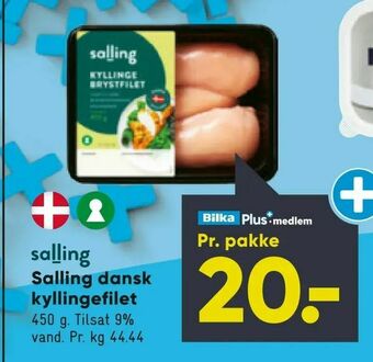 Bilka Salling dansk kyllingefilet tilbud