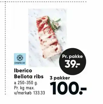 Bilka Iberico Bellota ribs tilbud