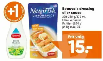 Bilka Beauvais dressing eller sauce tilbud