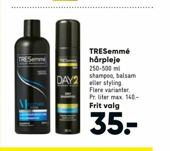 Bilka TRESemmé hårpleje tilbud