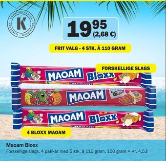 Købmandsgården Maoam Bloxx tilbud