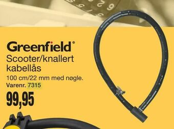 Harald Nyborg Scooter/knallert kabellås tilbud