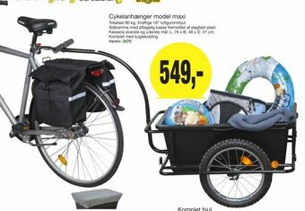 Cykelanhænger model maxi