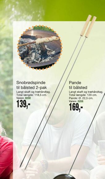 Harald Nyborg Snobrødspinde til bålsted 2-pak tilbud