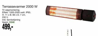 Harald Nyborg Terrassevarmer 2000 W tilbud