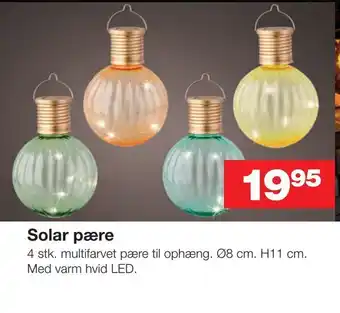 Bauhaus Solar pære tilbud