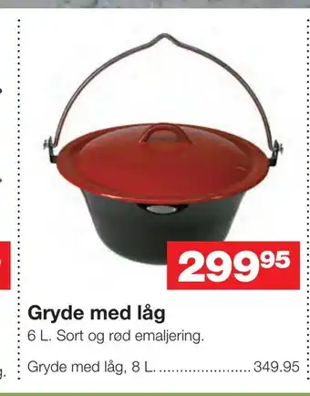 Gryde med låg