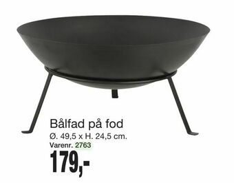 Harald Nyborg Bålfad på fod tilbud
