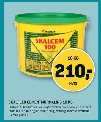 XL-BYG Skalflex cementmurmaling 10 kg tilbud