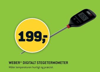 XL-BYG Weber® digitalt stegetermometer tilbud