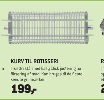 XL-BYG Kurv til rotisseri tilbud