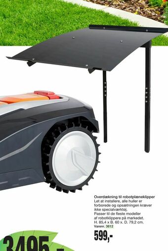 Harald Nyborg Overdækning til robotplæneklipper tilbud