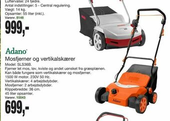Harald Nyborg Mosfjerner og vertikalskærer tilbud