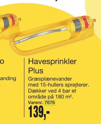 Harald Nyborg Havesprinkler Plus tilbud