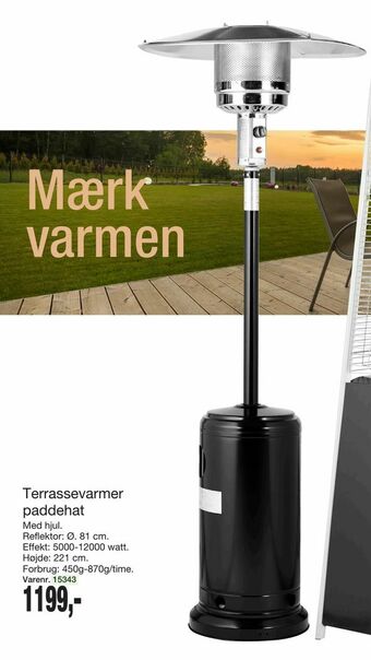 Harald Nyborg Terrassevarmer paddehat tilbud