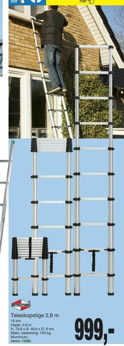 Harald Nyborg Teleskopstige 2,9 m tilbud