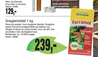 Harald Nyborg Sneglemiddel 1 kg tilbud