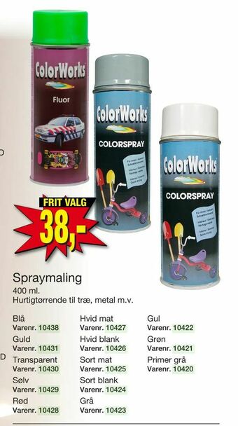 Harald Nyborg Spraymaling tilbud