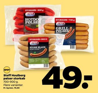 Netto Steff houlberg hotdogpølser tilbud
