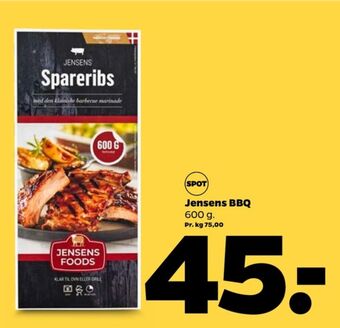 Netto Jensens spareribs tilbud