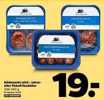 Netto Bådsmand fiskefrikadeller tilbud