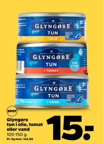 Netto Glyngøre tun tilbud