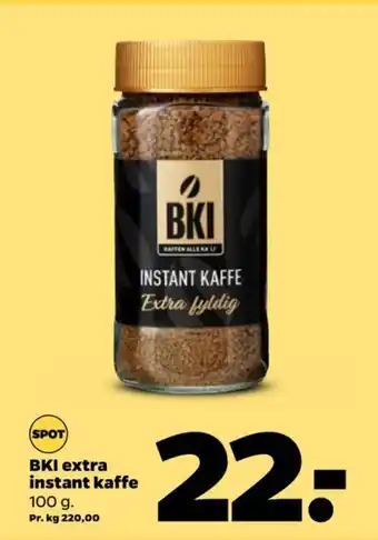 Netto Extra instant kaffe tilbud