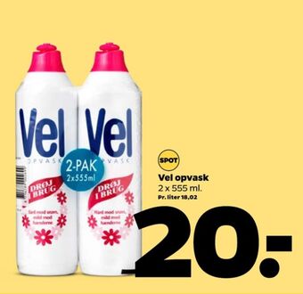 Netto Vel opvaskemiddel tilbud