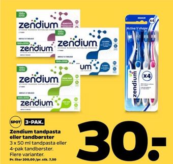 Netto Zendium tandbørste tilbud