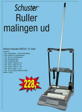Malerrullesæt MEGA 12 dele