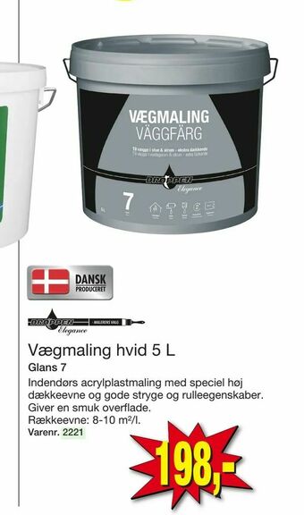 Harald Nyborg Vægmaling hvid tilbud